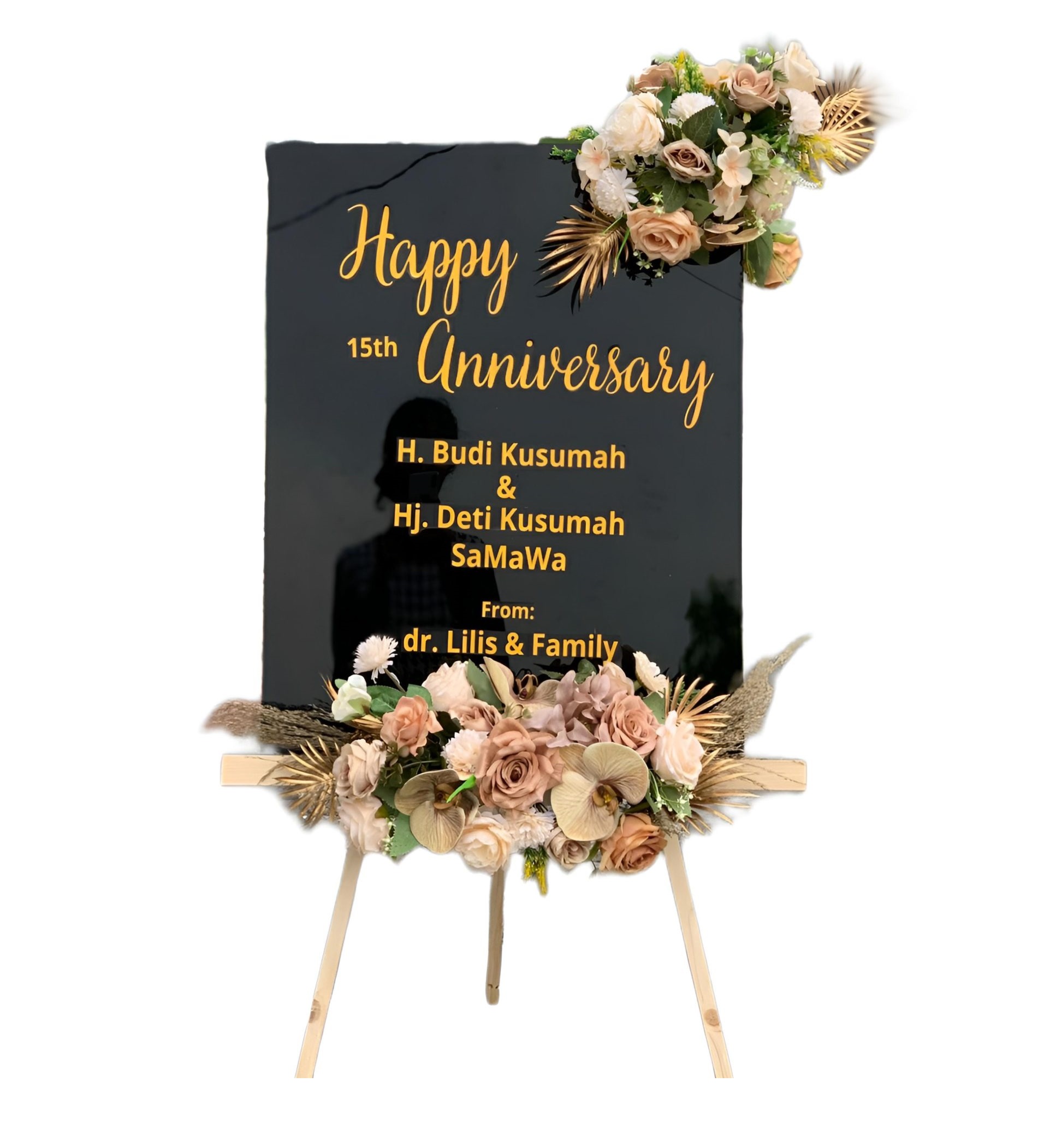 Papan Bunga Akrilik Kalidoni